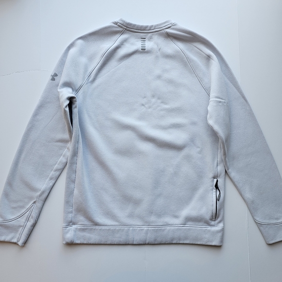 Under Armour RUN Fitted Coldgear Sweater with printed front - Picture 4 of 5